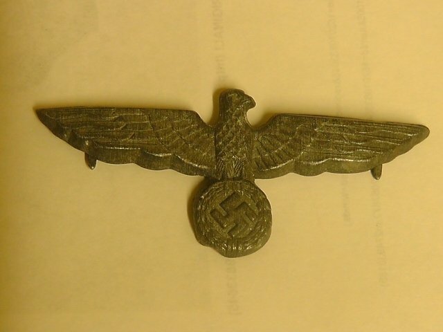 Unknown German manufacturer. unusual world war two German Heer (army) cap Eagle Antique & Militaria