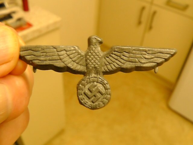 {CATEGORY} - Unknown German manufacturer. unusual world war two German Heer (army) cap Eagle Antique & Militaria
