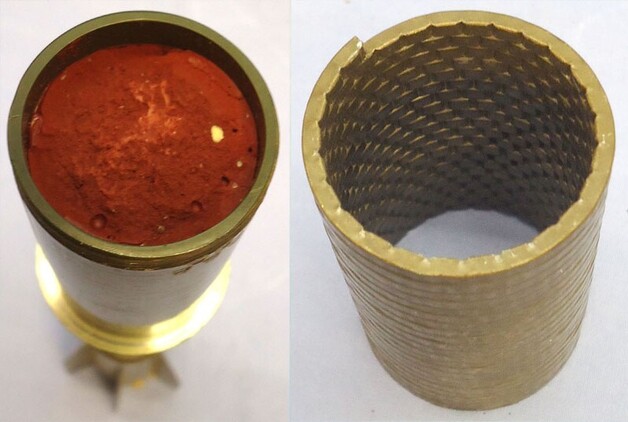  INERT DEACTIVATED. British, Early Pattern, 40MM High Explosive Fragmentatioon Rifle Grenade. - O 2057 INERT DEACTIVATED. British, Early Pattern, 40MM High Explosive Fragmentatioon Rifle Grenade. - O 2057  Other Ammunition
