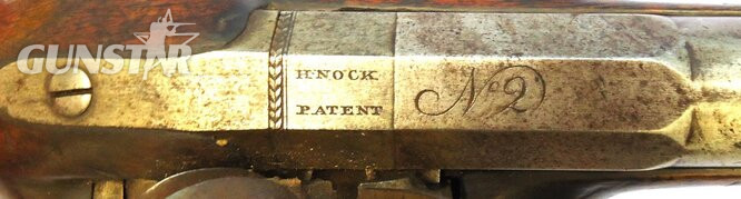 H. Nock Extremely Rare, Original, Quality, British, Henry Nock, Number 2 on the Breech, Screwless Lock Volunteer .65 inch Baker Rifle. Sn 21851:2 Muzzleloader .65 Cal Muzzleloader Rifle - {CATEGORY} in 