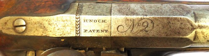 H. Nock Extremely Rare, Original, Quality, British, Henry Nock, Number 2 on the Breech, Screwless Lock Volunteer .65 inch Baker Rifle. Sn 21851:2 Muzzleloader .65 Cal Muzzleloader Rifle - {CATEGORY} in 