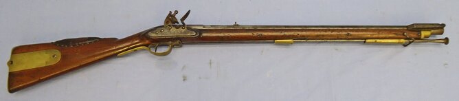 H. Nock Extremely Rare, Original, Quality, British, Henry Nock, Number 2 on the Breech, Screwless Lock Volunteer .65 inch Baker Rifle. Sn 21851:2 Muzzleloader .65 Cal Muzzleloader Rifle - {CATEGORY}