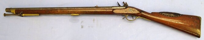 H. Nock Extremely Rare, Original, Quality, British, Henry Nock, Number 2 on the Breech, Screwless Lock Volunteer .65 inch Baker Rifle. Sn 21851:2 Muzzleloader .65 Cal Muzzleloader Rifle 