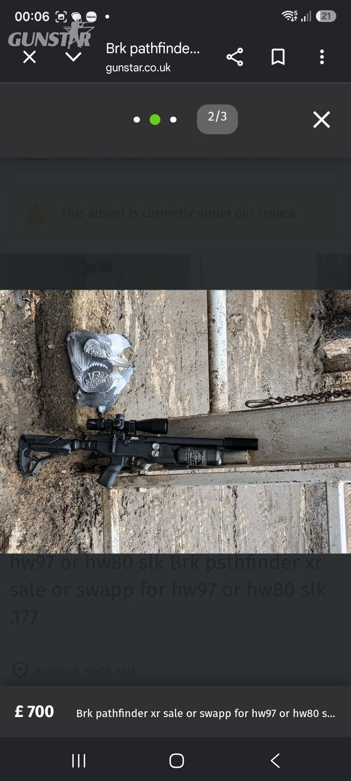 Brk pathfinder xr sale or swapp for hw97 or hw80 slk  Brk psthfinder xr sale or swapp for hw97 or hw80 slk .177 - {CATEGORY}