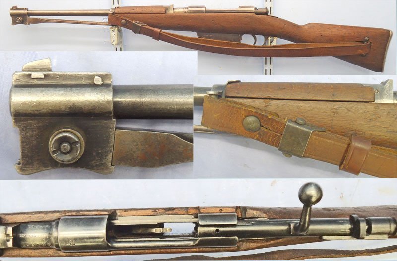 Gardone Val Trompia Arsenal Italian, Late WW2 Production, Gardone Val Trompia Arsenal, Carcano M1891 Cavalry Carbine (Moschetto Modello 91 da Cavalleria) 6.5mm (6.5x52) Bolt Action Carbine With Folding Bayonet **EU 2021 DEACTIVATION** Sn - 22725 Bolt Action 6.5 mm Rifle