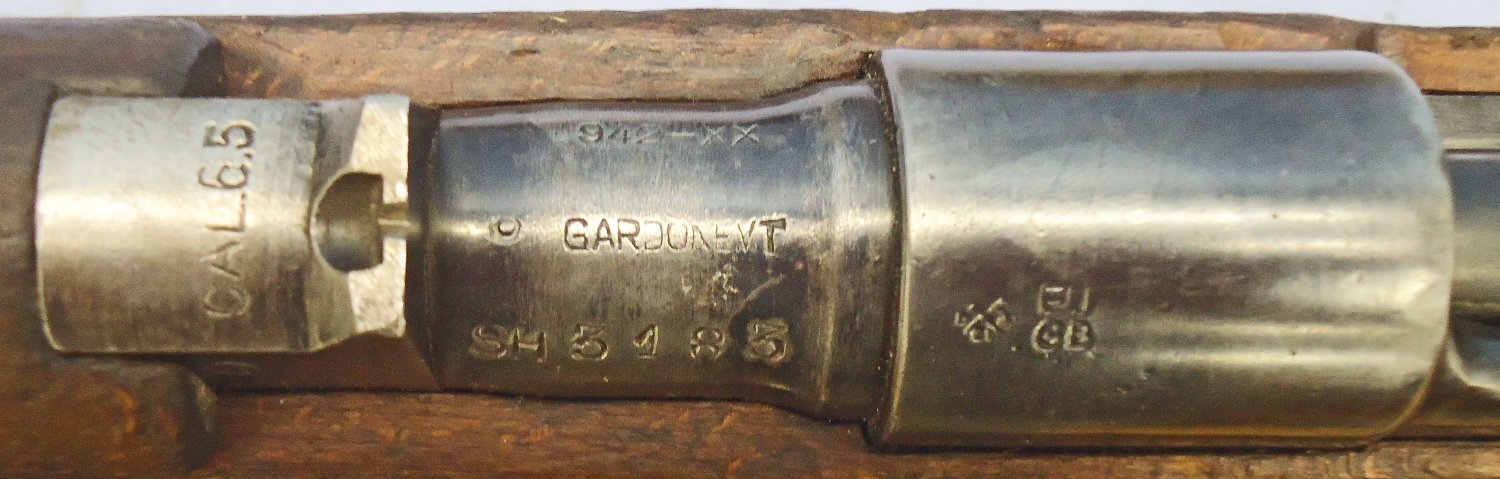 Gardone Val Trompia Arsenal Italian, Late WW2 Production, Gardone Val Trompia Arsenal, Carcano M1891 Cavalry Carbine (Moschetto Modello 91 da Cavalleria) 6.5mm (6.5x52) Bolt Action Carbine With Folding Bayonet **EU 2021 DEACTIVATION** Sn - 22725 Bolt Action 6.5 mm Rifle 