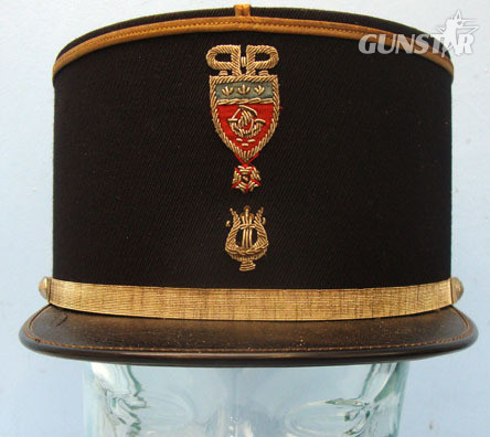 French Police \'Paris Bandsman\'s\' Kepi With Bullion Badges By Perchet Freres. French Police 'Paris Bandsman's' Kepi With Bullion Badges By Perchet Freres. Clothing in 