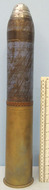 INERT DEACTIVATED. WW1, 1915 Dated German Shrapnal Round For The 7.7 cm Feldkano INERT DEACTIVATED. WW1, 1915 Dated German Shrapnal Round For The 7.7 cm Feldkano Antique & Militaria