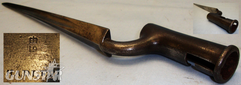 Scarce*British Carbine Socket Bayonet and Scabbard ‘India Pattern Sergeants’. BAYO 777. Bayonet