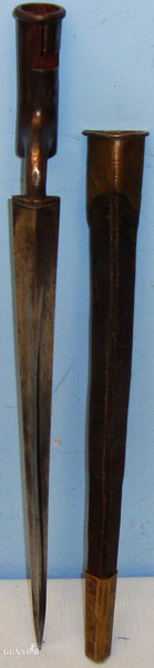  Scarce*British Carbine Socket Bayonet and Scabbard ‘India Pattern Sergeants’. BAYO 777. Bayonet