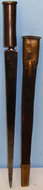 Scarce*British Carbine Socket Bayonet and Scabbard ‘India Pattern Sergeants’. BAYO 777. Bayonet