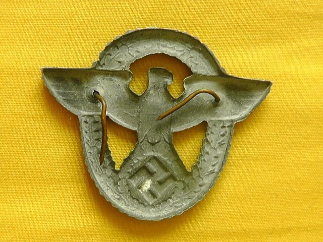 Unknown German world war two Police NCO's Cap Eagle Antique & Militaria - {CATEGORY} in 