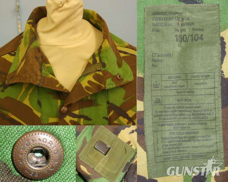 C1980’s 2nd Type British SAS Sniper’s Camouflaged Smock With NATO Label  Antique & Militaria