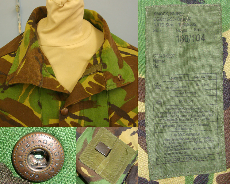 C1980’s 2nd Type British SAS Sniper’s Camouflaged Smock With NATO Label  Antique & Militaria