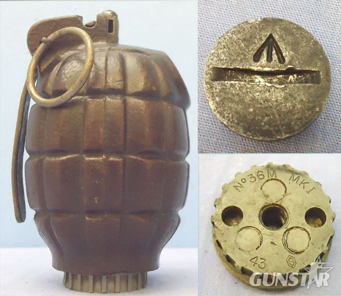  INERT DEACTIVATED. WW2, 1940 Dated, Mills No 36M MK1, Hand Grenade. - O 1933 INERT DEACTIVATED. WW2, 1940 Dated, Mills No 36M MK1, Hand Grenade. - O 1933  Other Ammunition