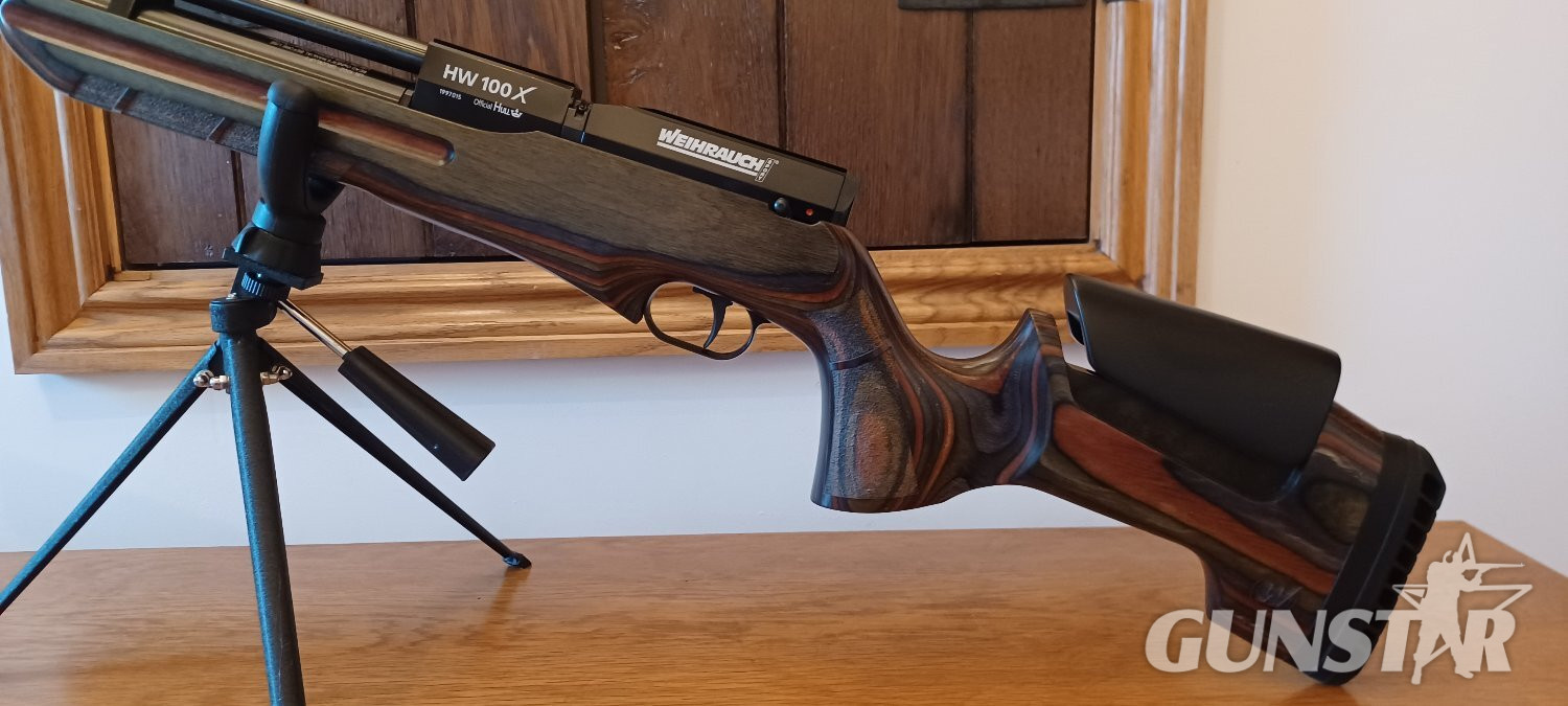 {CATEGORY} - Weihrauch HW100 X Sporter Laminate Adjustable. 22 Cal. .22 in 