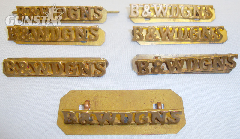 A Collection of 1961-1967 Brass ‘B&W’ Dragoons Shoulder Titles (Sold Separately). BA 393. A Collection of 1961-1967 Brass ‘B&W’ Dragoons Shoulder Titles (Sold Separately). BA 393. Antique & Militaria in 