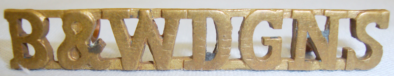 A Collection of 1961-1967 Brass ‘B&W’ Dragoons Shoulder Titles (Sold Separately). BA 393. A Collection of 1961-1967 Brass ‘B&W’ Dragoons Shoulder Titles (Sold Separately). BA 393. Antique & Militaria