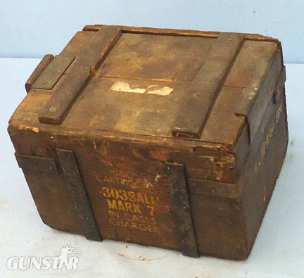 Original Rare Korean War Era, (April 1953 Dated) Royal Navy, Empty Wooden Ammuni Wooden Ammunition Box With Metal Liner Originally containing 360 Rounds Of .303  Antique & Militaria in 