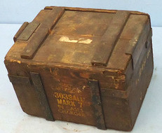 Original Rare Korean War Era, (April 1953 Dated) Royal Navy, Empty Wooden Ammuni Wooden Ammunition Box With Metal Liner Originally containing 360 Rounds Of .303  Antique & Militaria