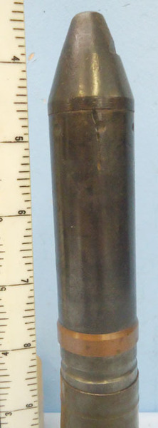  INERT DEACTIVATED. WW2 1944 Dated Unfired German 30 mm MK108 (30x90RB) Practice  INERT DEACTIVATED. WW2 1944 Dated Unfired German 30 mm MK108 (30x90RB) Practice  Antique & Militaria