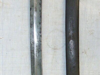 MATCHING NUMBERS**Victorian Manchester City Police Hanger Sword Weapon Number 3 With Etched Blade ‘MC’ (Manchester City) & Scabbard. Sn 22517 Sword
