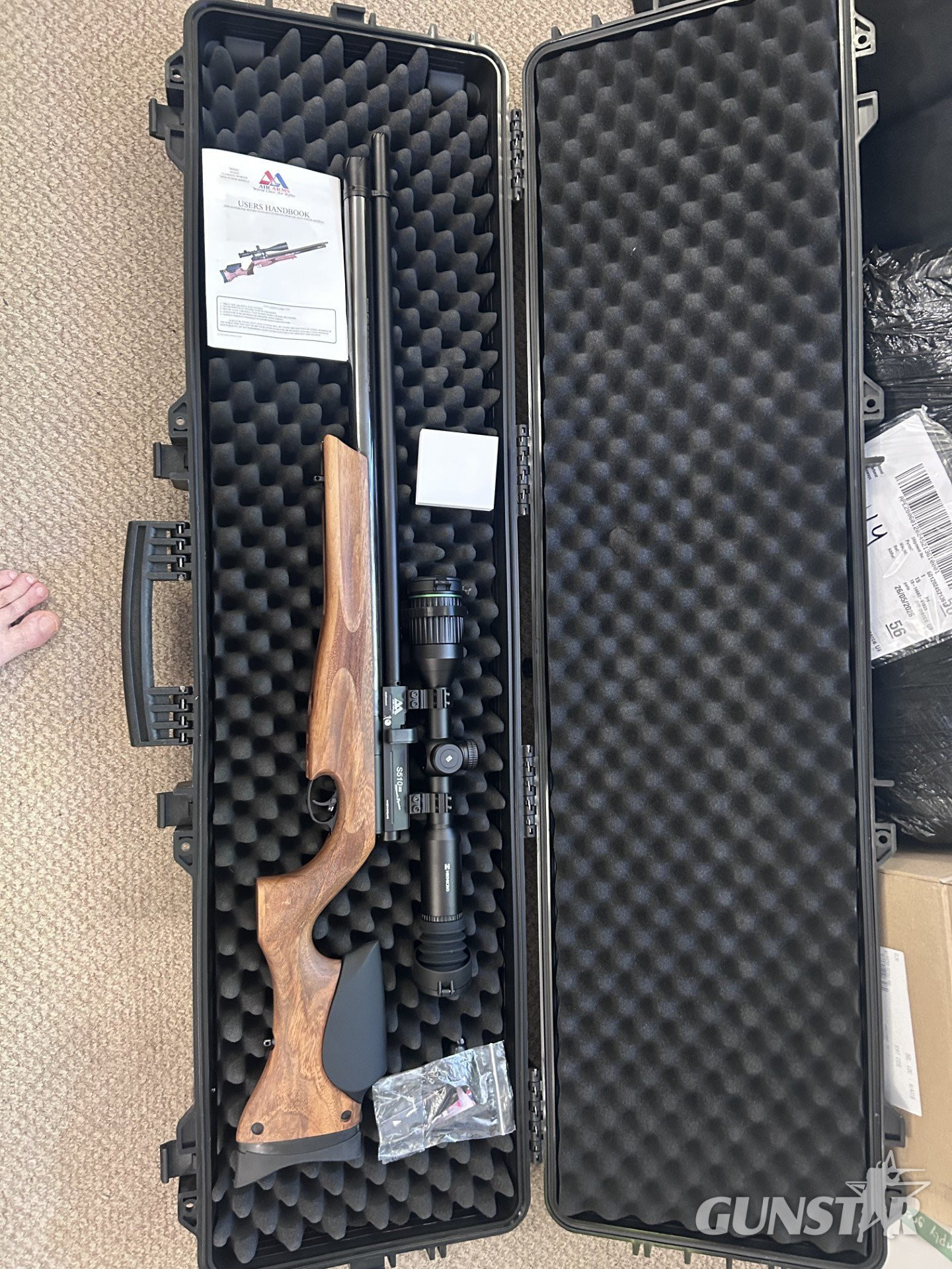 Air Arms S510xs Ultimate Sporter with a Hikmicro Digital Night Vision A50T Scope  .22 in 
