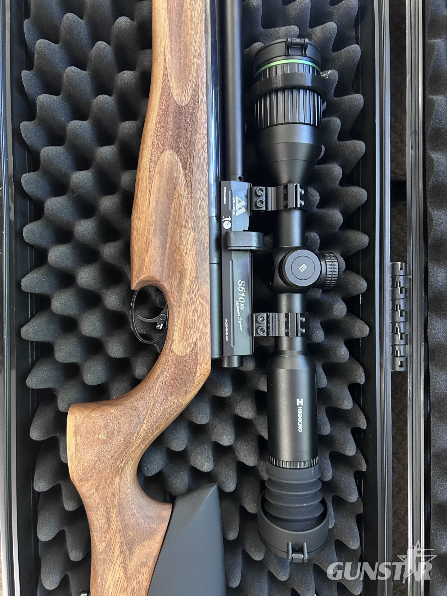 Air Arms S510xs Ultimate Sporter with a Hikmicro Digital Night Vision A50T Scope  .22 