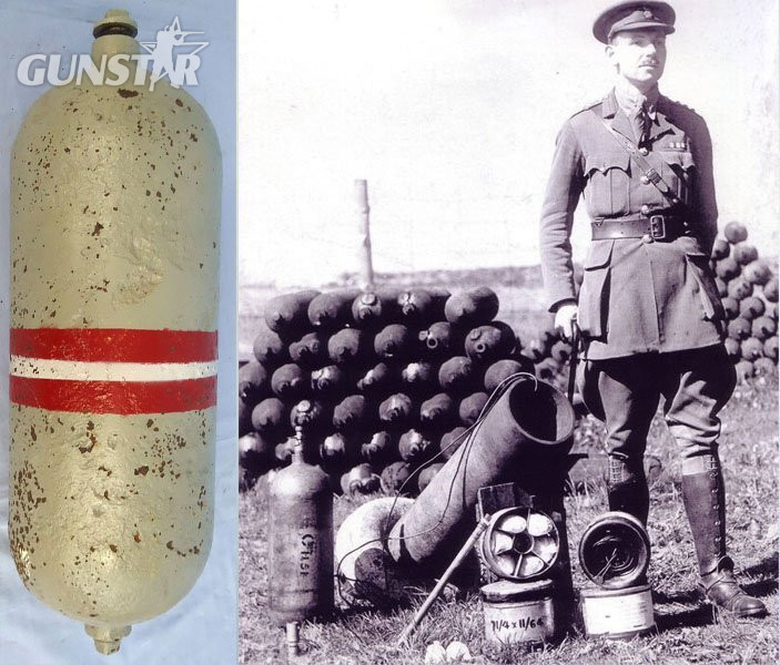 INERT DEACTIVATED. Original, RARE, Unfired, British, WW1, Livens 8 Inch Projector (Mortor) Gas Shell. - O 2257 INERT DEACTIVATED. Original, RARE, Unfired, British, WW1, Livens 8 Inch Projector (Mortor) Gas Shell. - O 2257  Other Ammunition in 
