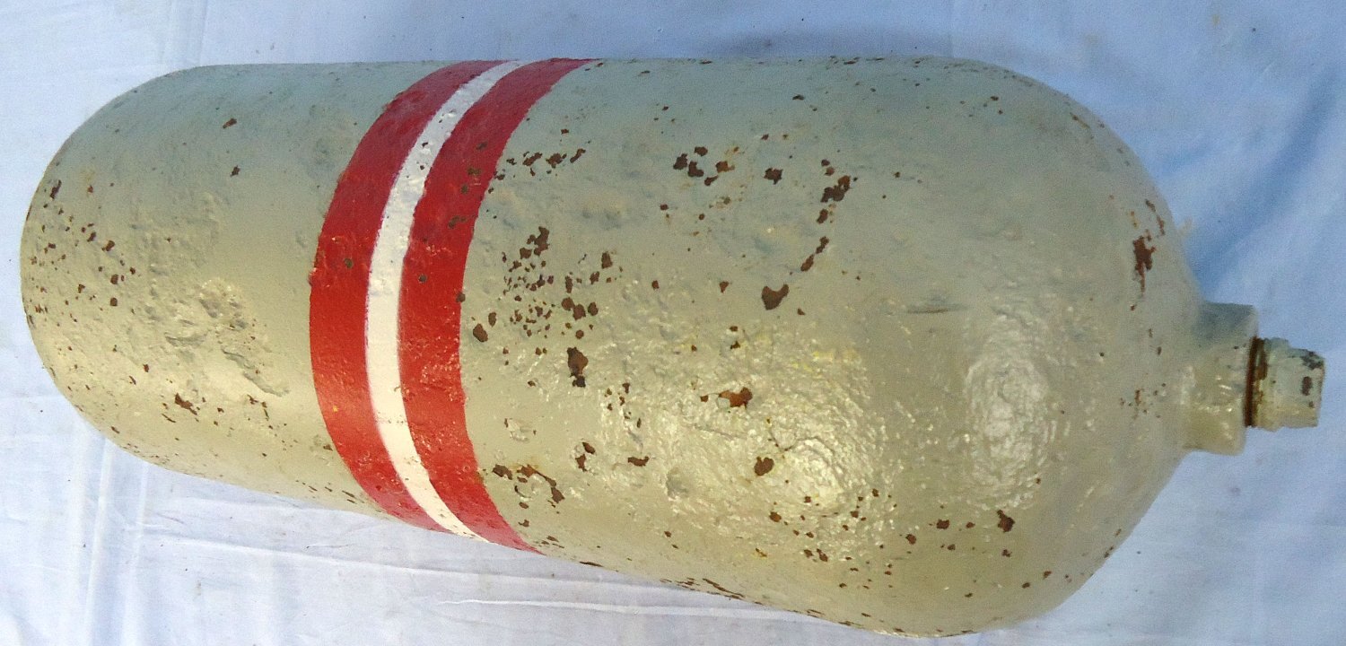 INERT DEACTIVATED. Original, RARE, Unfired, British, WW1, Livens 8 Inch Projector (Mortor) Gas Shell. - O 2257 INERT DEACTIVATED. Original, RARE, Unfired, British, WW1, Livens 8 Inch Projector (Mortor) Gas Shell. - O 2257  Other Ammunition - {CATEGORY}