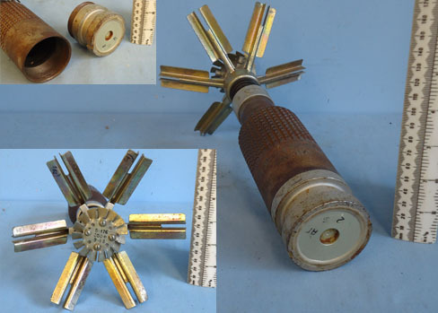  DEACTIVATED INERT. Unfired 1988 Dated Soviet PTAB2.5KO Fragmentation Bomblet. DEACTIVATED INERT. Unfired 1988 Dated Soviet PTAB2.5KO Fragmentation Bomblet.  Antique & Militaria