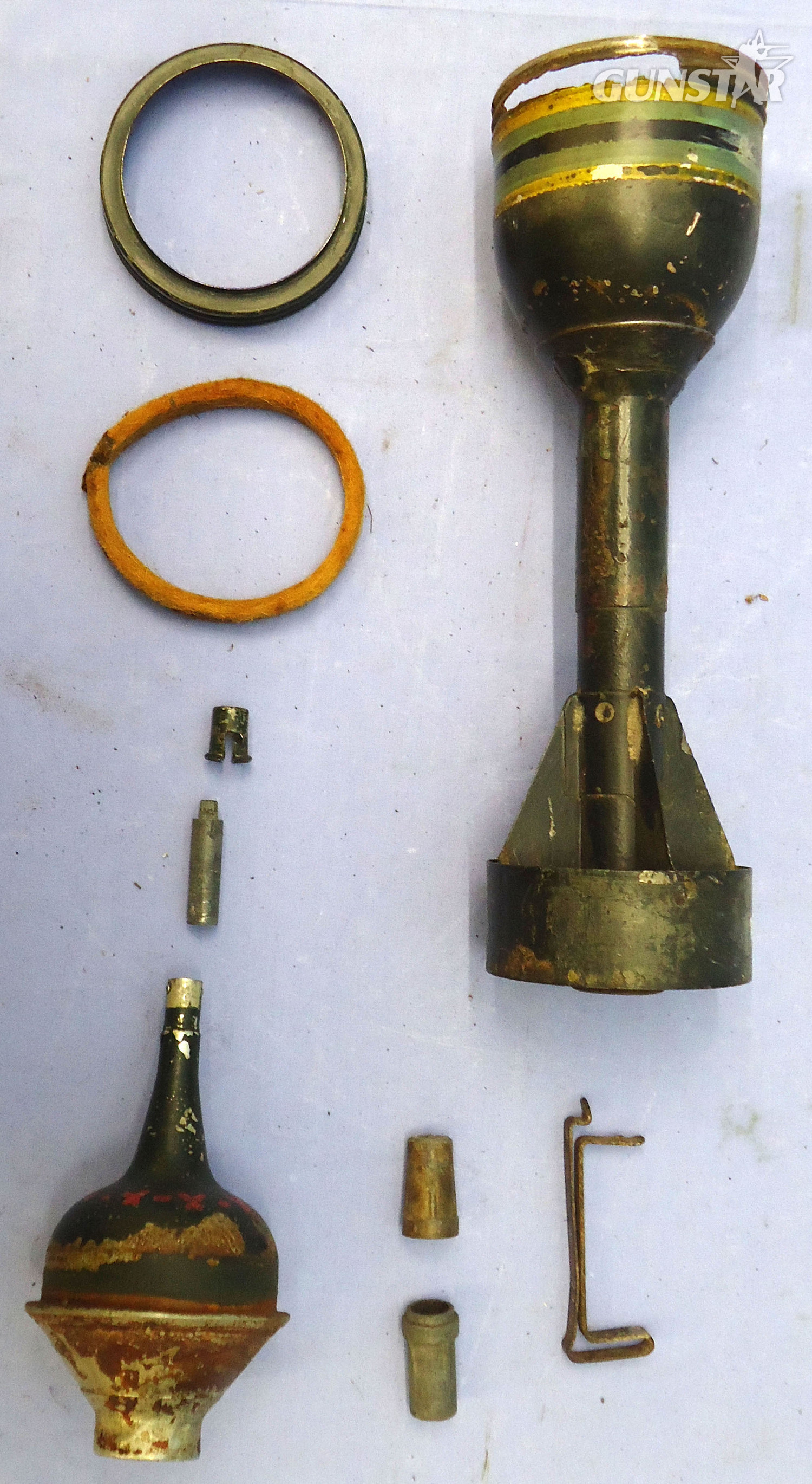 INERT DEACTIVATED. British, WW2, 1943 Dated, PIAT (Projector Infantry Anti-Tank) HEAT (High Explosive Anti-Tank) Round With Fuse. Sn - 21200 INERT DEACTIVATED. British, WW2, 1943 Dated, PIAT (Projector Infantry Anti-Tank) HEAT (High Explosive Anti-Tank) Round With Fuse. Sn - 21200  Other Ammunition - {CATEGORY}