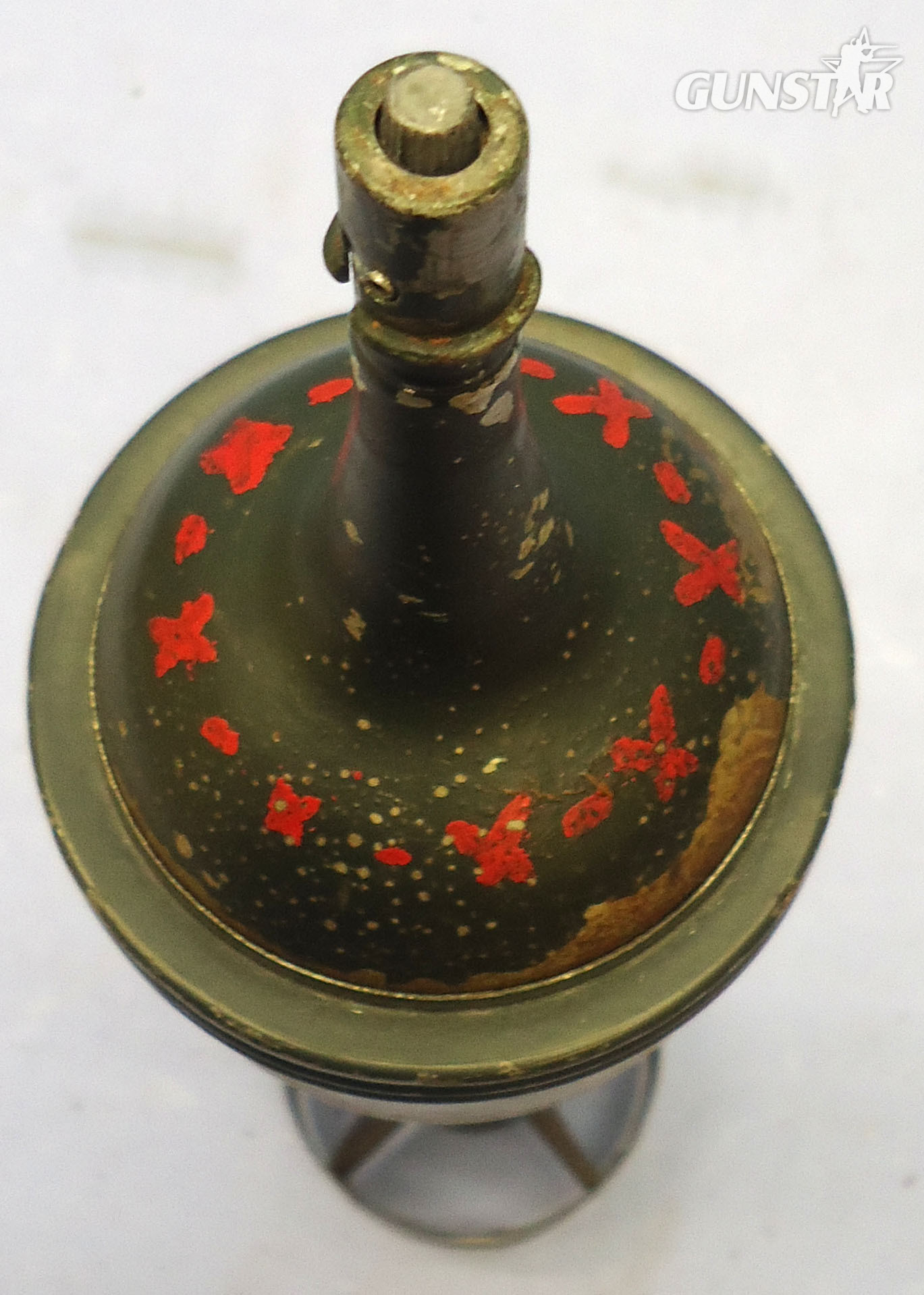 INERT DEACTIVATED. British, WW2, 1943 Dated, PIAT (Projector Infantry Anti-Tank) HEAT (High Explosive Anti-Tank) Round With Fuse. Sn - 21200 INERT DEACTIVATED. British, WW2, 1943 Dated, PIAT (Projector Infantry Anti-Tank) HEAT (High Explosive Anti-Tank) Round With Fuse. Sn - 21200  Other Ammunition 