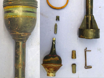 INERT DEACTIVATED. British, WW2, 1943 Dated, PIAT (Projector Infantry Anti-Tank) HEAT (High Explosive Anti-Tank) Round With Fuse. Sn - 21200 INERT DEACTIVATED. British, WW2, 1943 Dated, PIAT (Projector Infantry Anti-Tank) HEAT (High Explosive Anti-Tank) Round With Fuse. Sn - 21200  Other
