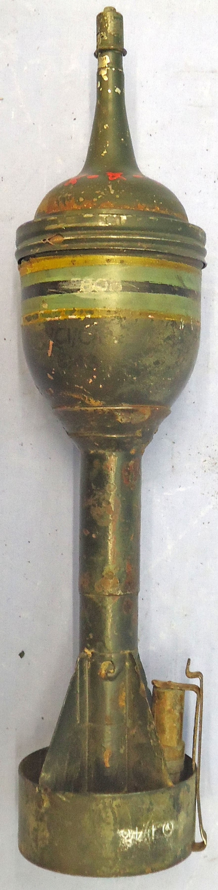 INERT DEACTIVATED. British, WW2, 1943 Dated, PIAT (Projector Infantry Anti-Tank) HEAT (High Explosive Anti-Tank) Round With Fuse. Sn - 21200 INERT DEACTIVATED. British, WW2, 1943 Dated, PIAT (Projector Infantry Anti-Tank) HEAT (High Explosive Anti-Tank) Round With Fuse. Sn - 21200  Other Ammunition - {CATEGORY} in 