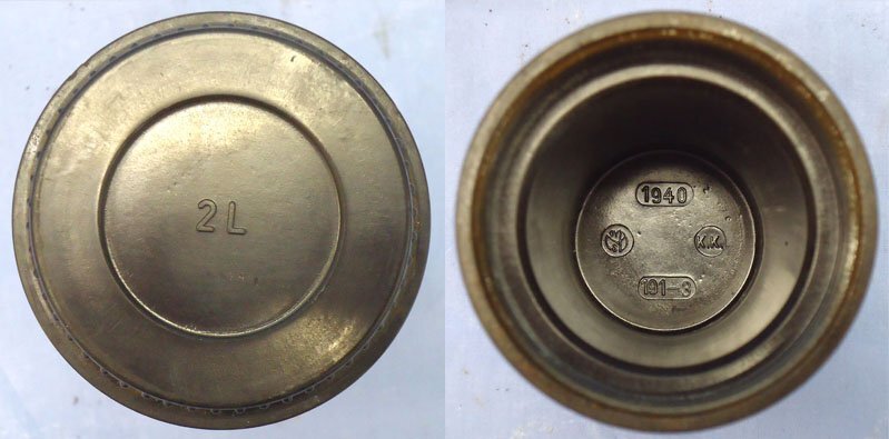  INERT DEACTIVATED, WW2, 1940 Dated German No25C ElAZ 25C Electrical Impact Bomb Fuze And Bakelite Transit Container. - O 2144 INERT DEACTIVATED, WW2, 1940 Dated German No25C ElAZ 25C Electrical Impact Bomb Fuze And Bakelite Transit Container. - O 2144  Other Ammunition