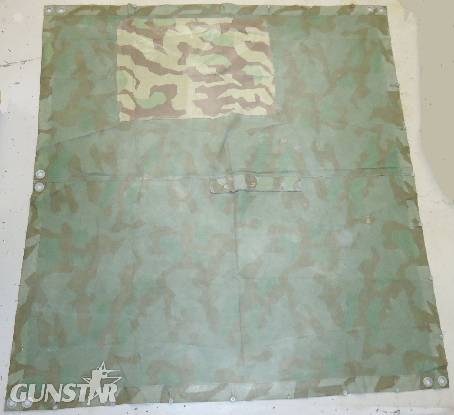 Original German WWII M1931 Pattern Zeltbahn. MISC 915. Original German WWII M1931 Pattern Zeltbahn. MISC 915. Antique & Militaria