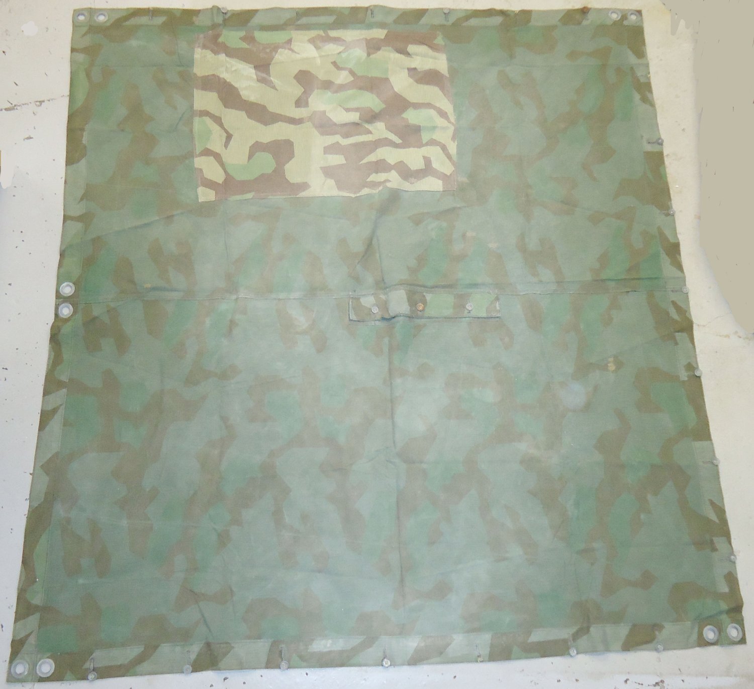  Original German WWII M1931 Pattern Zeltbahn. MISC 915. Original German WWII M1931 Pattern Zeltbahn. MISC 915. Antique & Militaria