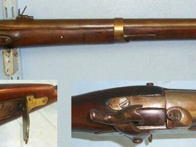RARE**American – Mexican War & American Civil War Era 1849 Model 1841 U.S. Army Robbins & Lawrence .54 Calibre Muzzle Loading Percussion Mississippi Rifle. Sn 22568 rifle percussion Muzzleloader .54 Cal Muzzleloader Rifle