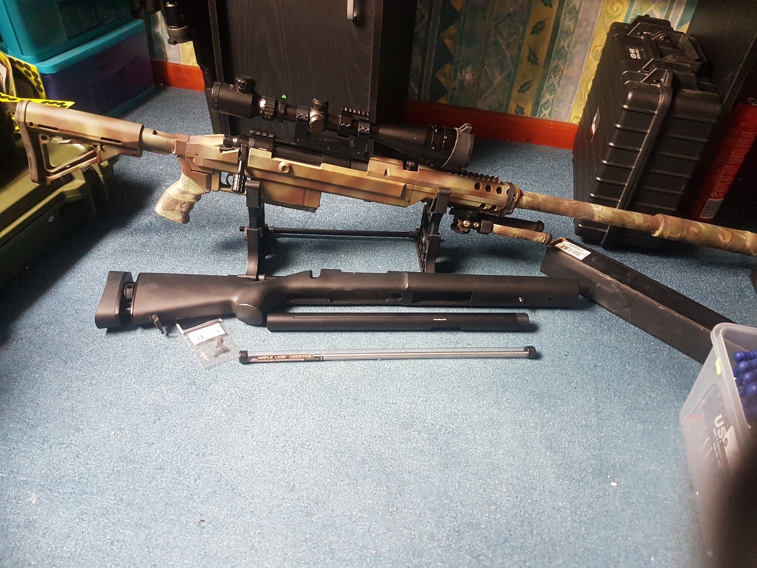 {CATEGORY} - 7 rif bundle , 7 rifles and extras M4 6 mm