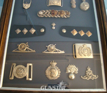 Volunteer Artillery' Badges And Insignia 1859-1908. A large frame of. 'Volunteer Artillery' Badges And Insignia 1859-1908.  Other Accessory