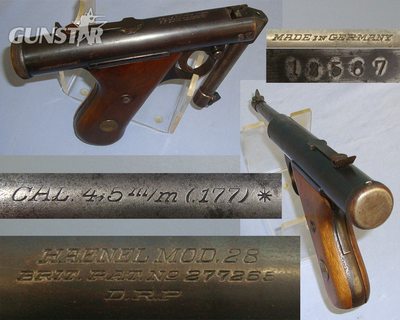 C. G. Haenel Air Pistol. AI 852 .177