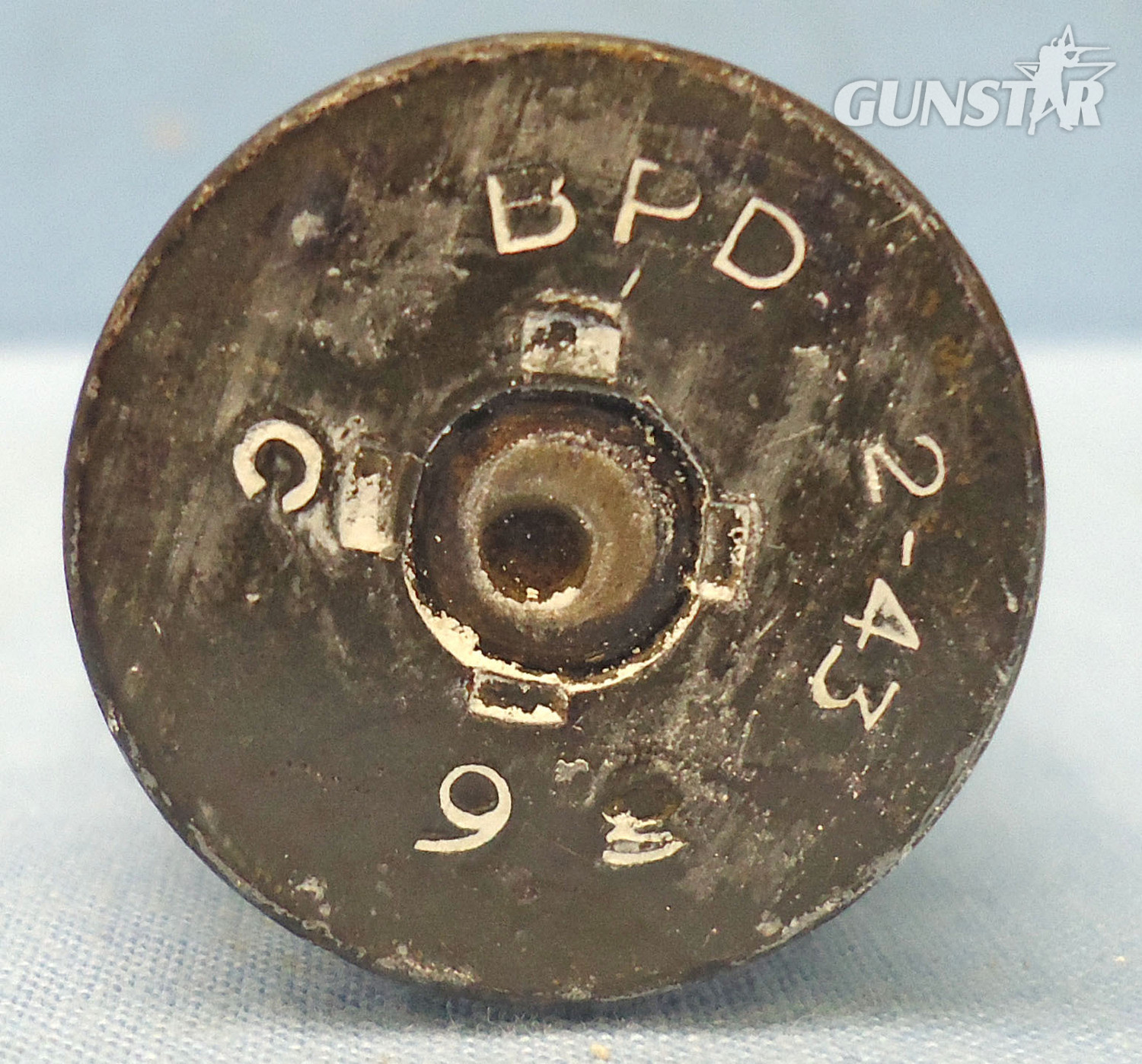 Breda DEACTIVATED INERT. WW2, 1943 Dated, Unfired Italian 20mm Breda 35 and Scotti gun (20x138B) Armour Piercing (AP) Round. - O 1948  Other Ammunition
