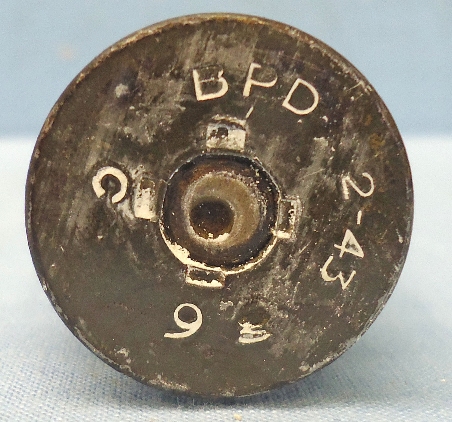 Breda DEACTIVATED INERT. WW2, 1943 Dated, Unfired Italian 20mm Breda 35 and Scotti gun (20x138B) Armour Piercing (AP) Round. - O 1948  Other Ammunition