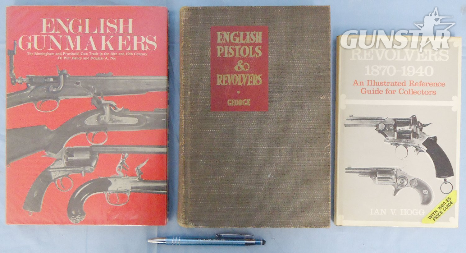 3 Hardback Books* English Gunmakers-English Pistols & Revolvers-Revolvers 1870-1940. BO 485. 3 Hardback Books* English Gunmakers-English Pistols & Revolvers-Revolvers 1870-1940. BO 485.  Other Accessory in 
