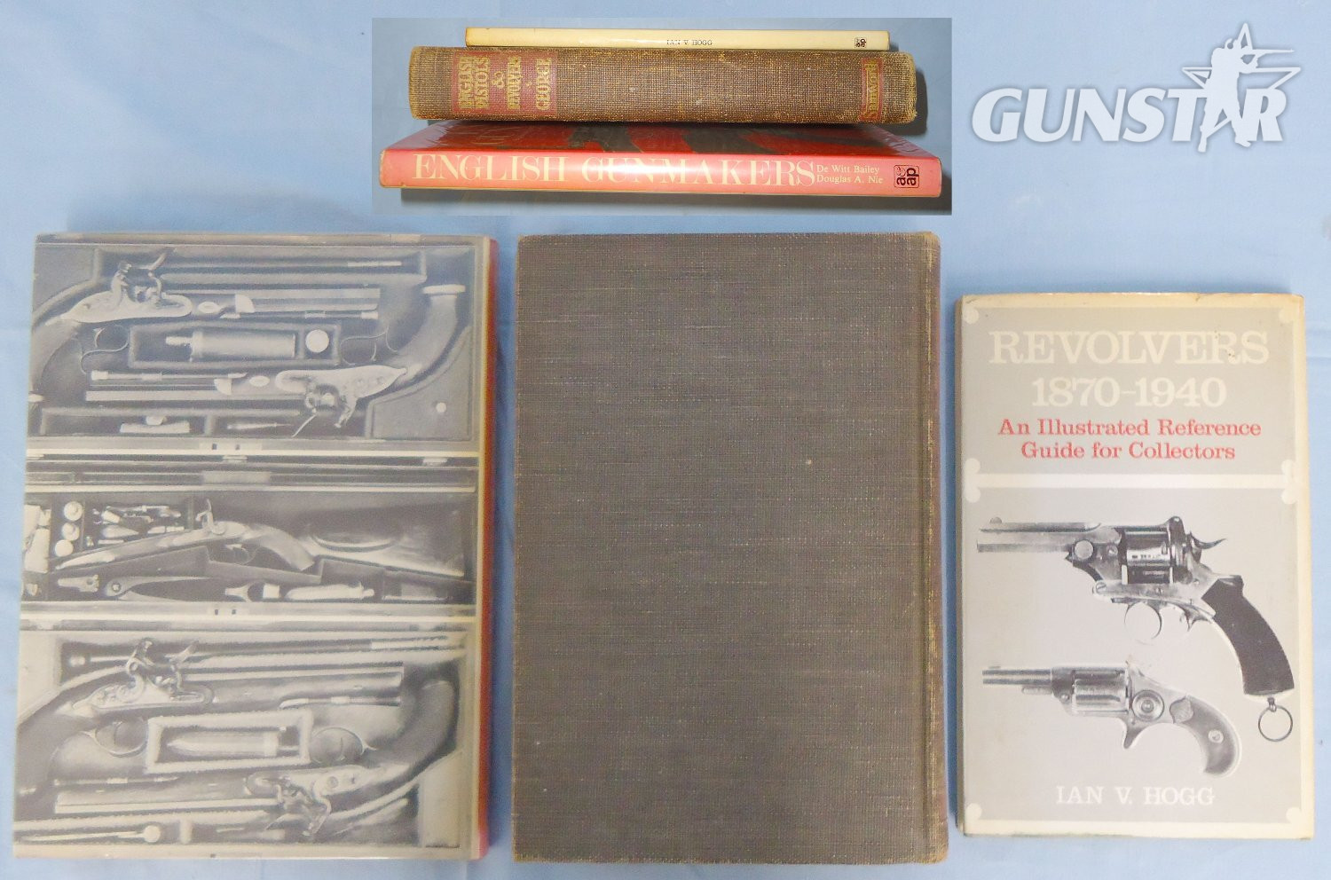  3 Hardback Books* English Gunmakers-English Pistols & Revolvers-Revolvers 1870-1940. BO 485. 3 Hardback Books* English Gunmakers-English Pistols & Revolvers-Revolvers 1870-1940. BO 485.  Other Accessory