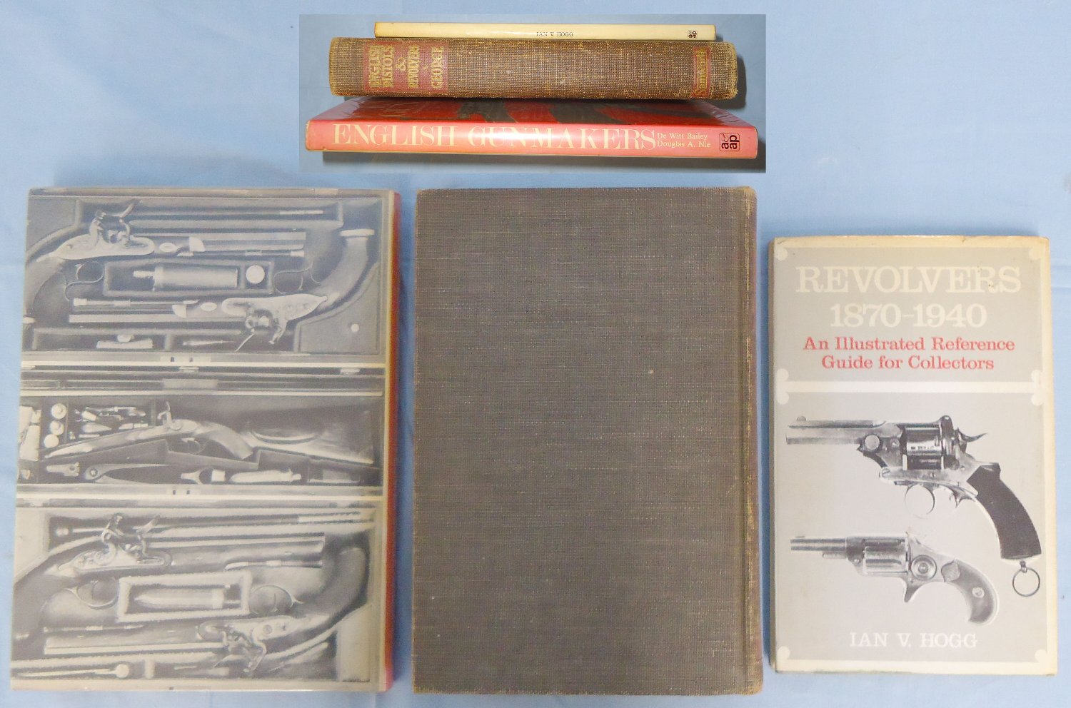  3 Hardback Books* English Gunmakers-English Pistols & Revolvers-Revolvers 1870-1940. BO 485. 3 Hardback Books* English Gunmakers-English Pistols & Revolvers-Revolvers 1870-1940. BO 485.  Other Accessory