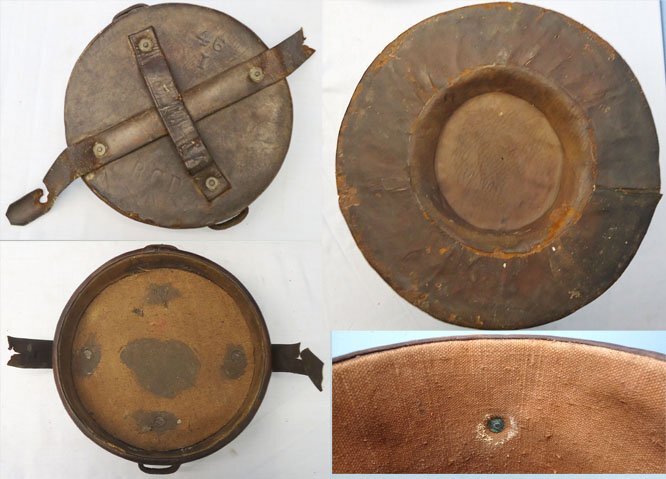  British, WW1 Era, Royal Navy, Leather Number 46 Clarkson Case Charge Carrier for the 8 Inch Guns & Lid. - O 2268 British, WW1 Era, Royal Navy, Leather Number 46 Clarkson Case Charge Carrier for the 8 Inch Guns & Lid. - O 2268  Other Ammunition