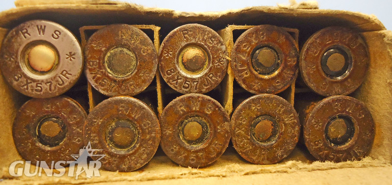 DEACTIVATED INERT. Unfired Pre War 10 Round Pack Of RWS 8x57JR Hunting Ammunition. - O 1844 DEACTIVATED INERT. Unfired Pre War 10 Round Pack Of RWS 8x57JR Hunting Ammunition. - O 1844  Other Ammunition
