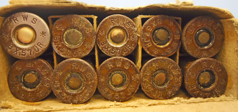 DEACTIVATED INERT. Unfired Pre War 10 Round Pack Of RWS 8x57JR Hunting Ammunition. - O 1844 DEACTIVATED INERT. Unfired Pre War 10 Round Pack Of RWS 8x57JR Hunting Ammunition. - O 1844  Other Ammunition